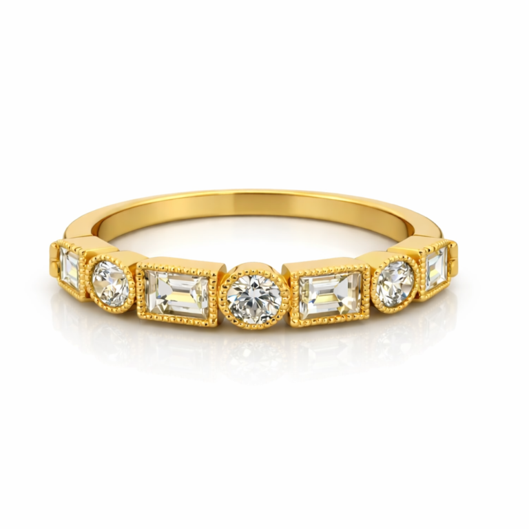 18kt Gold Ring with 0.71ct Natural Diamond