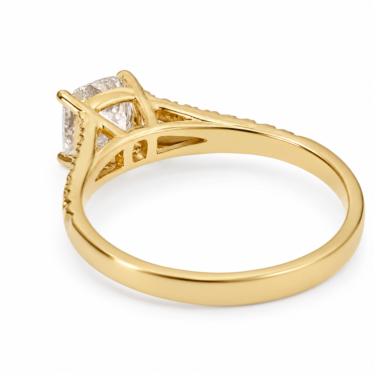 Aurelia Cushion Split Pavé 18K - Image 2