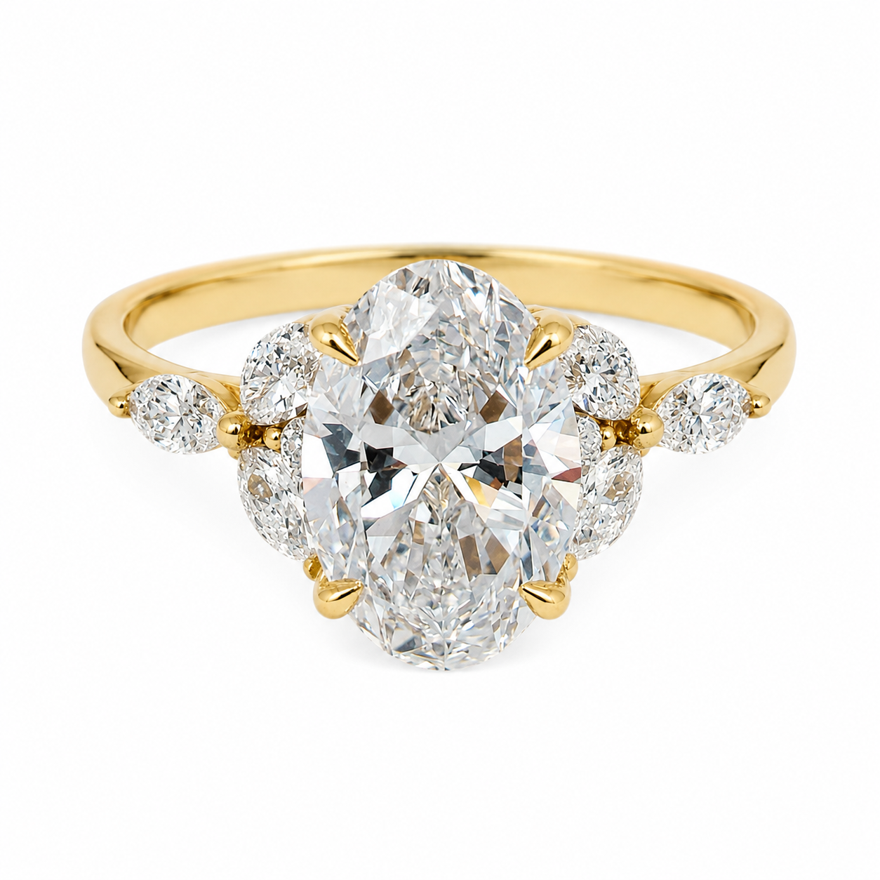 Oval Aurora 18K