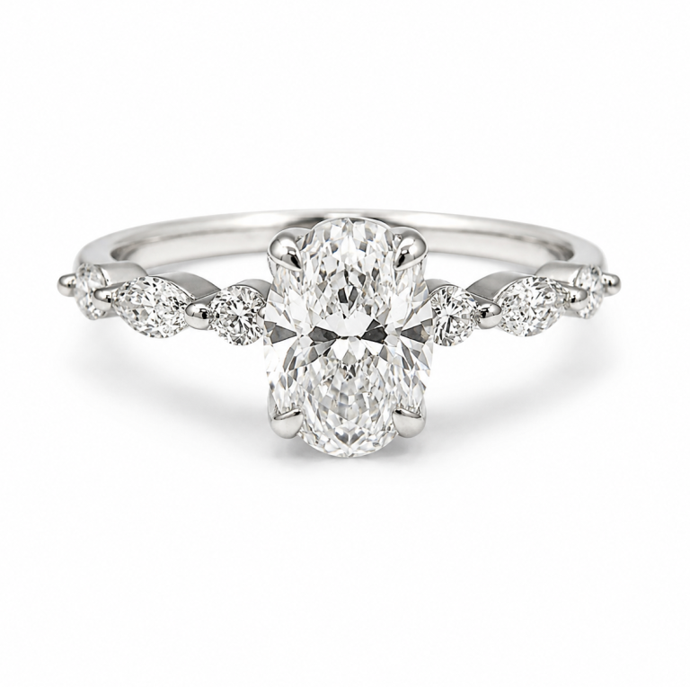 Oval Grace Diamond Ring