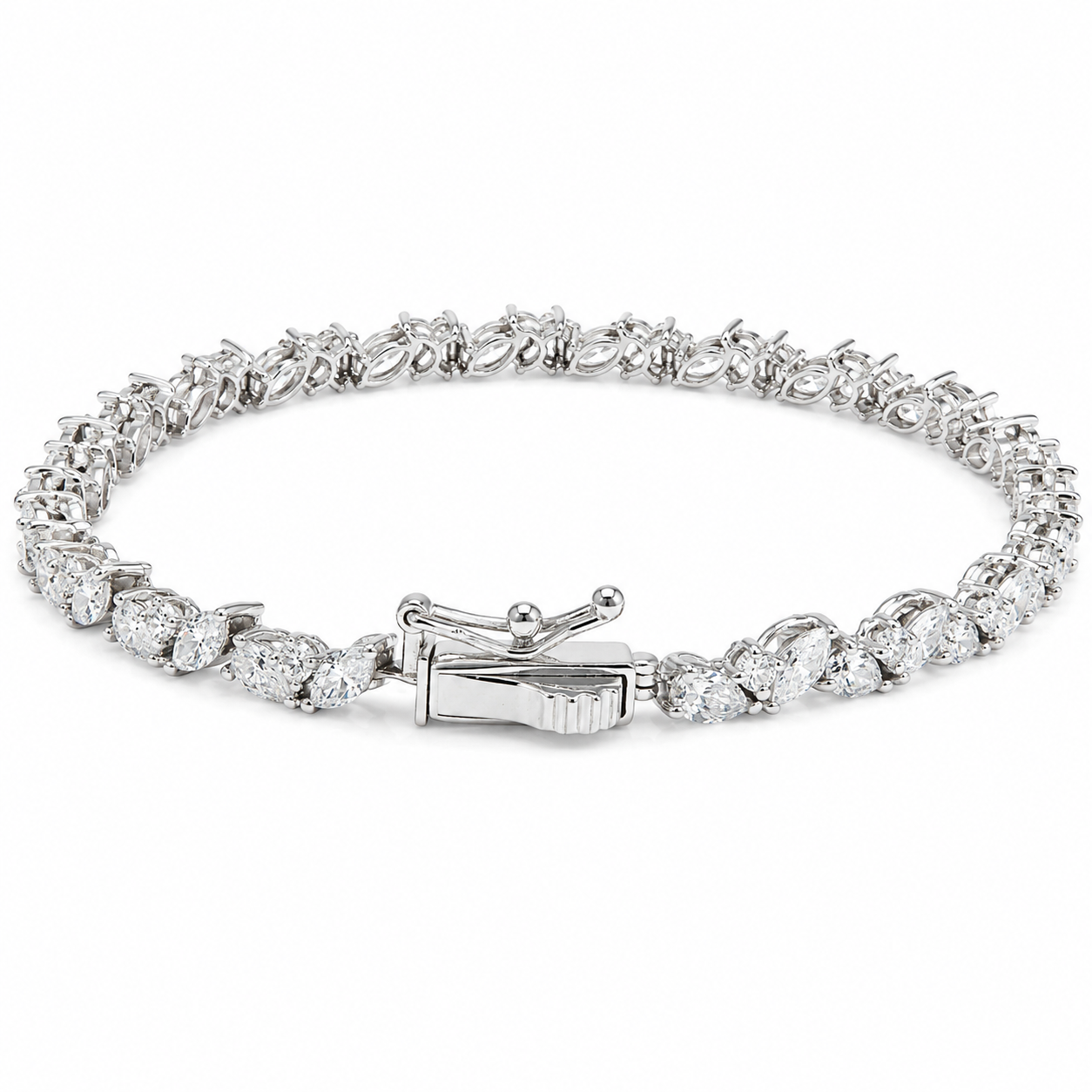 Aurora Marquise Tennis Bracelet