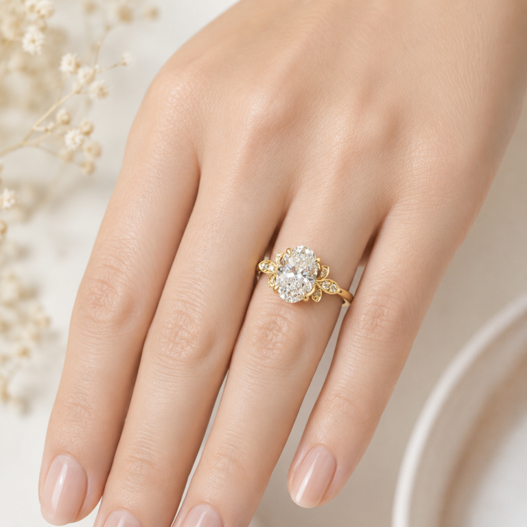 Elara Flora Oval 18K 2.18ct thumbnail 2