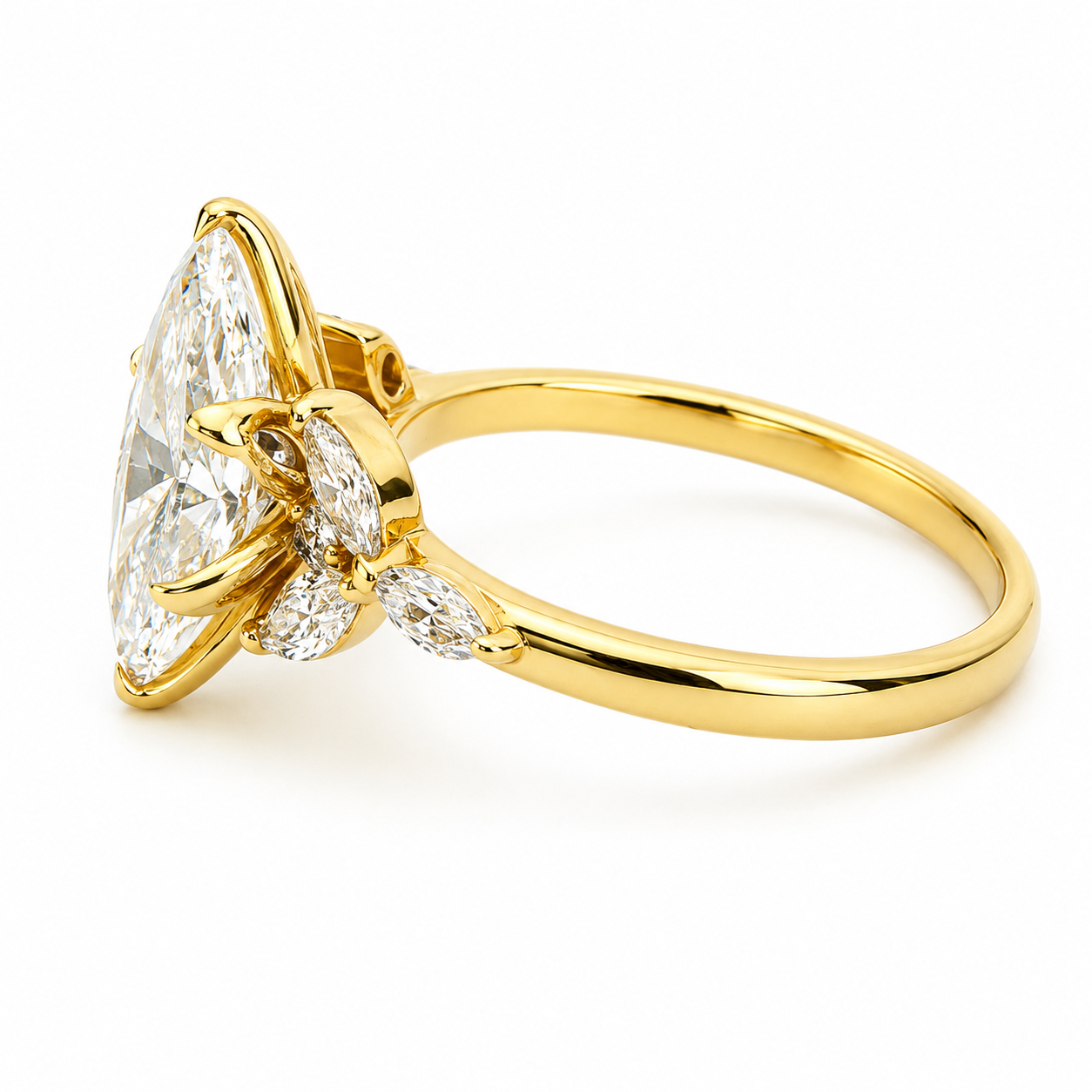 Marquise 2.36ct Gold 18kt - Image 2
